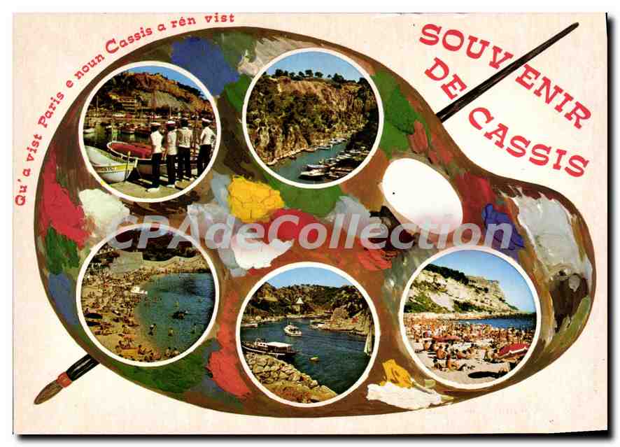 Cassis — Souvenir de Cassis — éditeur S.A.D. de l'Intendance, Marseille - Recto