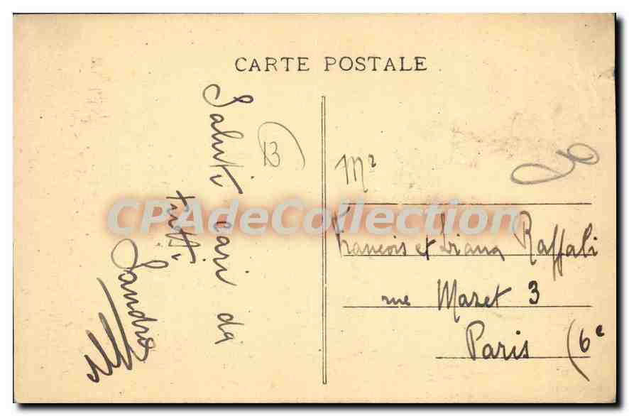 Anse de Figueerolles — La Ciotat — Éditeur La Ciotat, n° 3136 — Verso