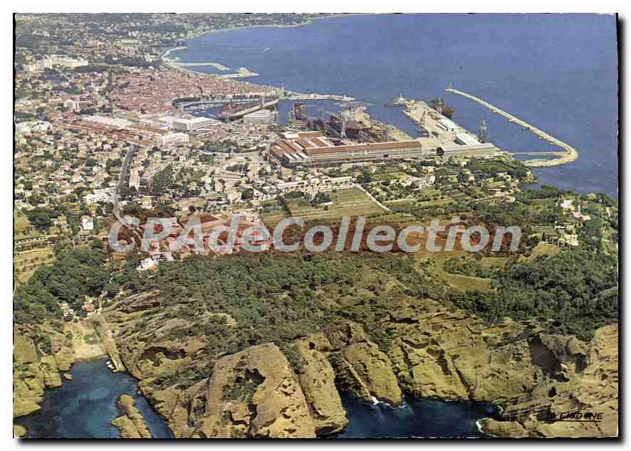 La Ciotat (B.-du-R.) — Les chantiers maritimes, le port, l'Anse de Figuerolles — Presses-Diffusion S.A. - Monaco