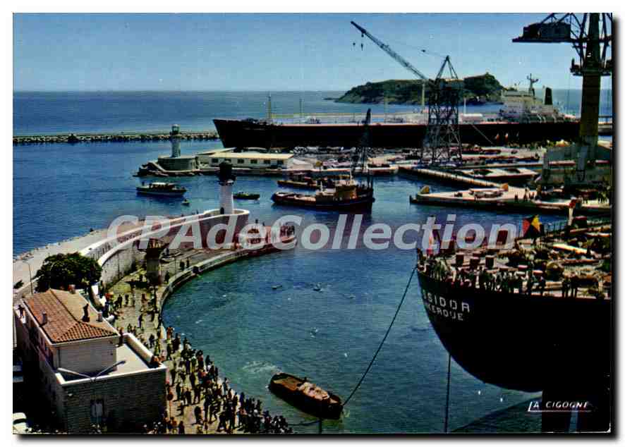 Le Môle Berouard et le nouveau port — La Ciotat (Bouches-du-Rhône) — Éditions 'La Cigogne'