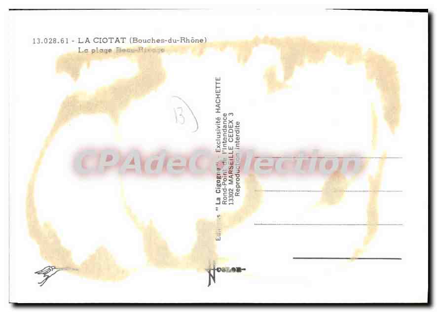 La Ciotat (Bouches-du-Rhône) — La plage Beau-Rivage — Éditions 'La Ciotat' Hachette — Reverso