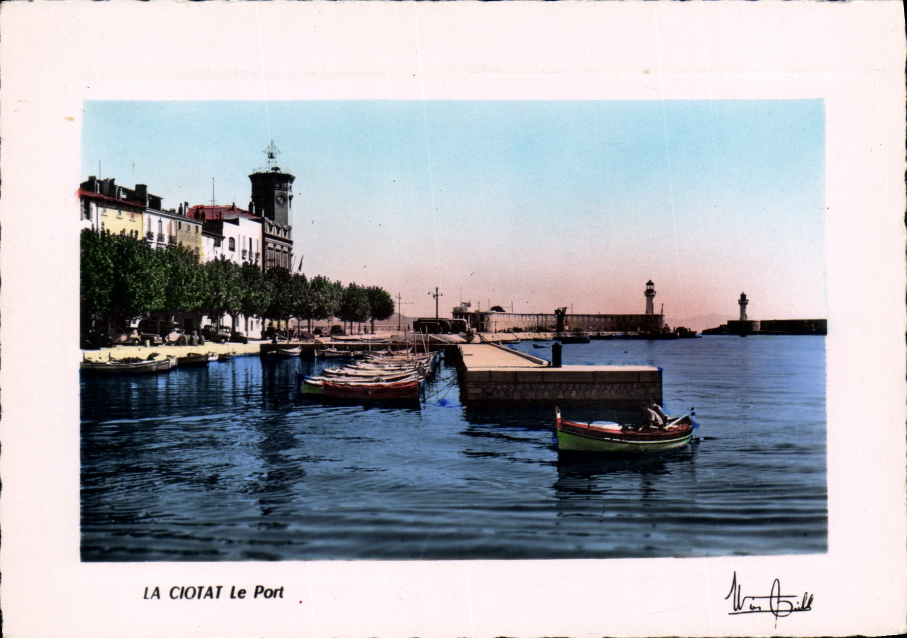 La Ciotat Le Port — Vue du port avec phare et bateaux — édition Vie-Guil