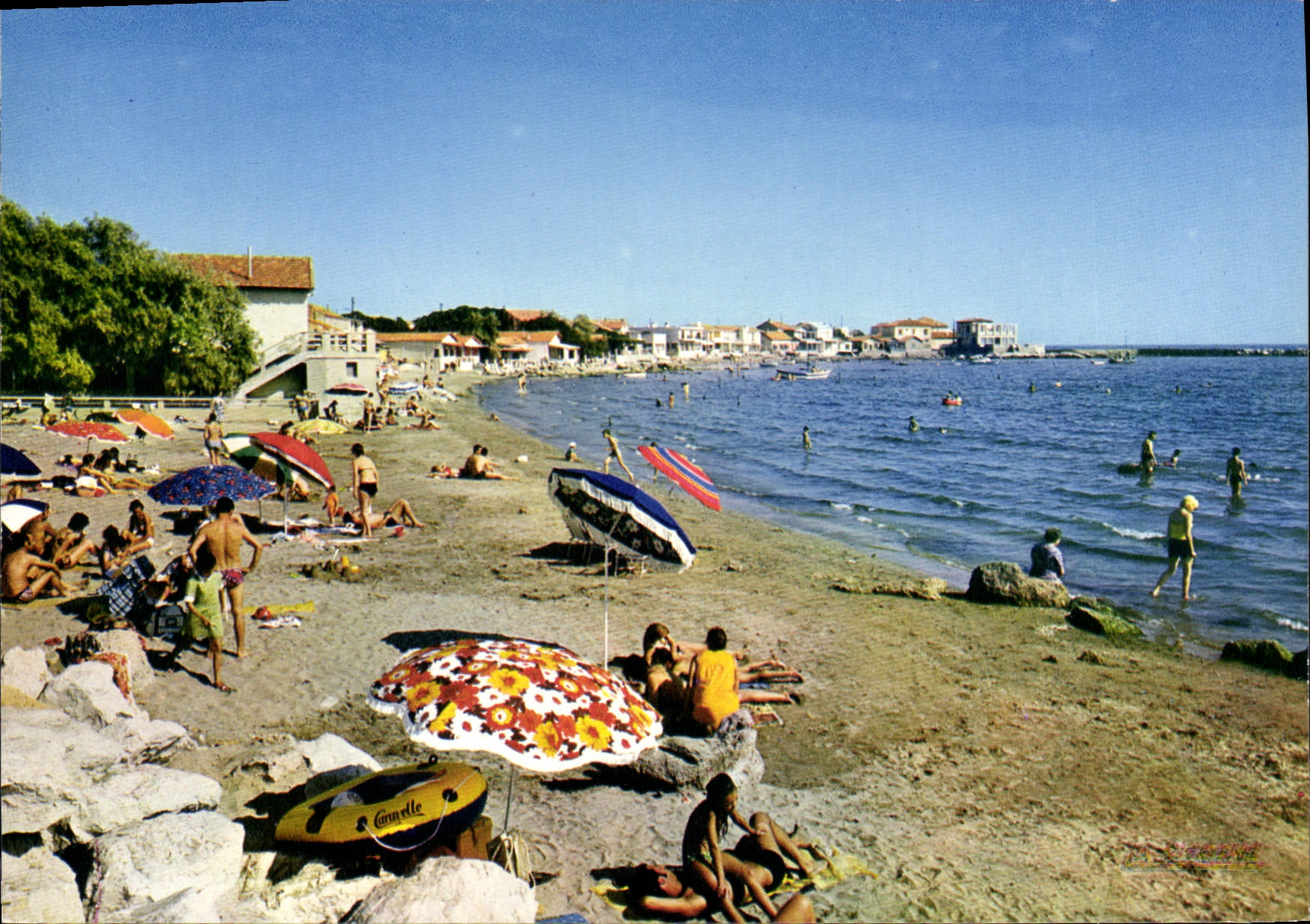 CPSM Fos Sur Mer La Plage Saint Gervais