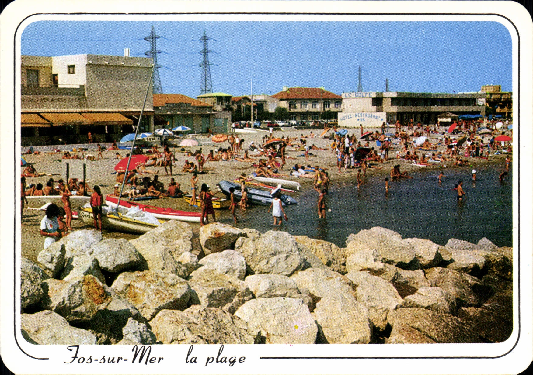 CPSM Fos Sur Mer La Plage
