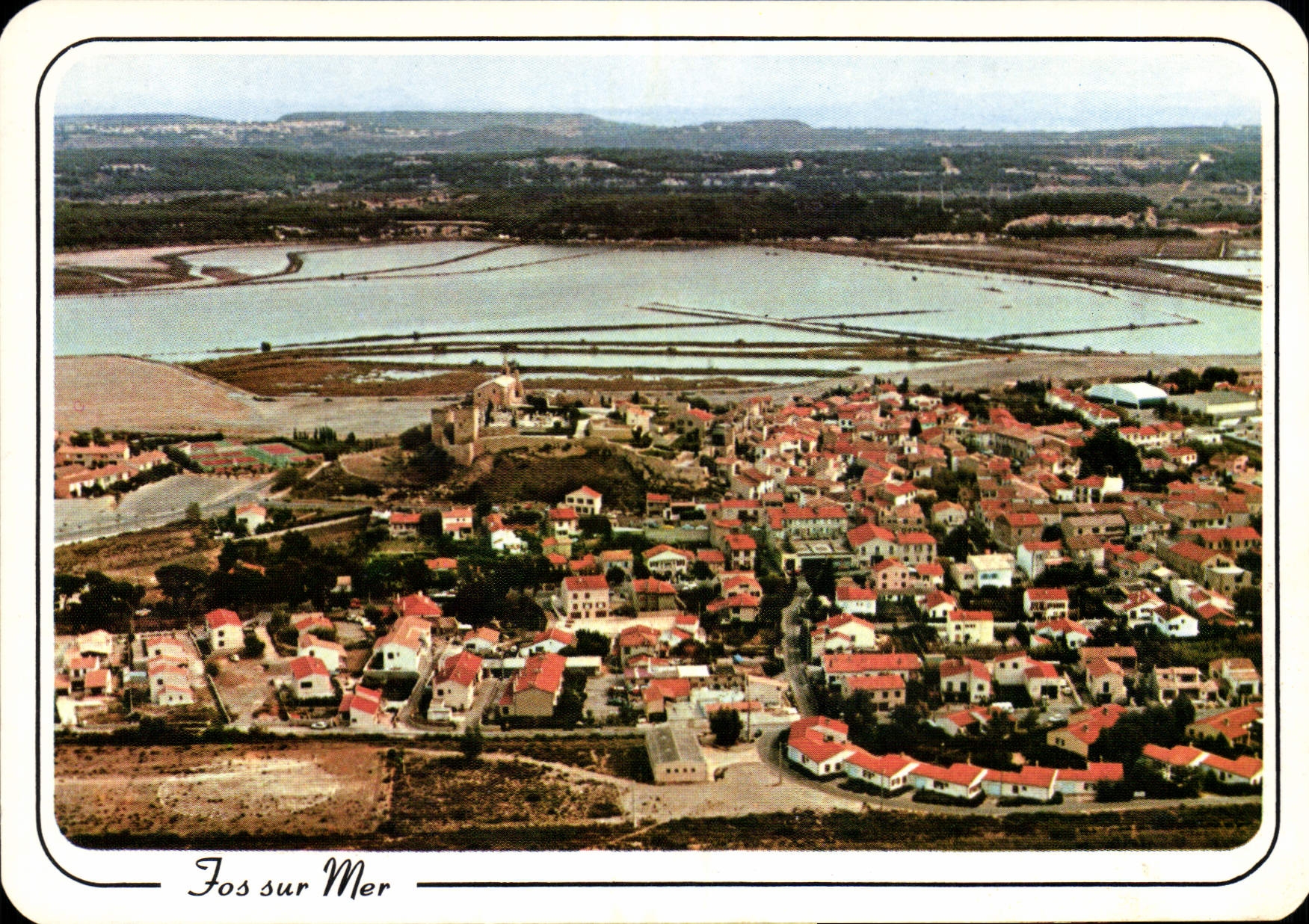 CPSM Fos Sur Mer Vue Aerienne