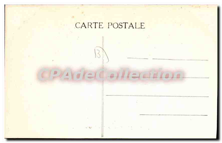 Marseille — La Cannebière — L.M. — Éditeur L.M. n°4 — Verso