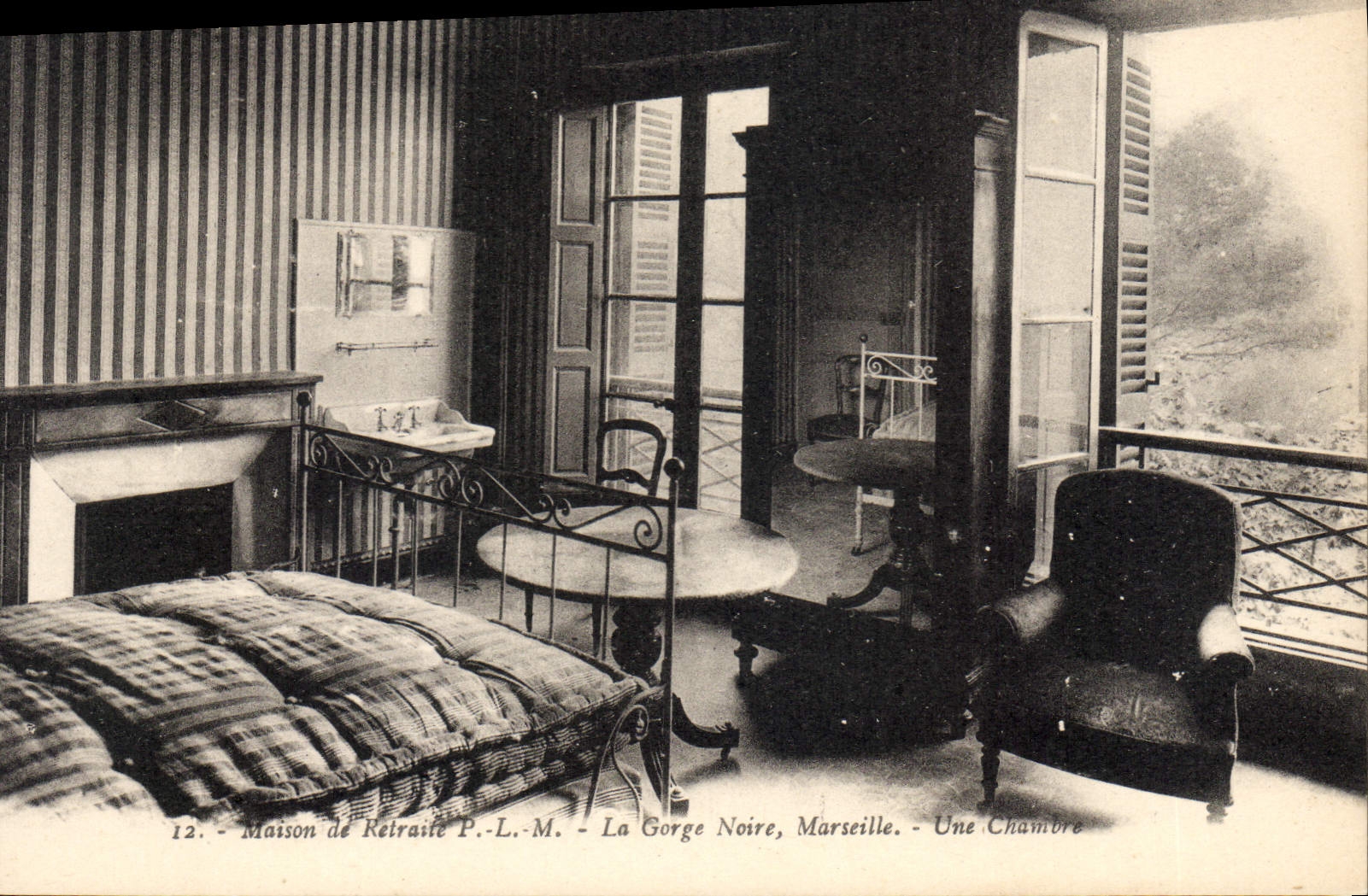 Maison de Retraite P.-L.-M. - La Gorge Noire, Marseille - Une Chambre