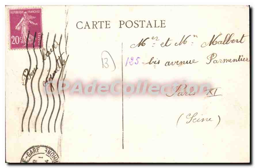 Paris/Marseille — Joute satirique entre Parisiens et Marseillais — éditeur Le Parisien, n° non visible — Verso