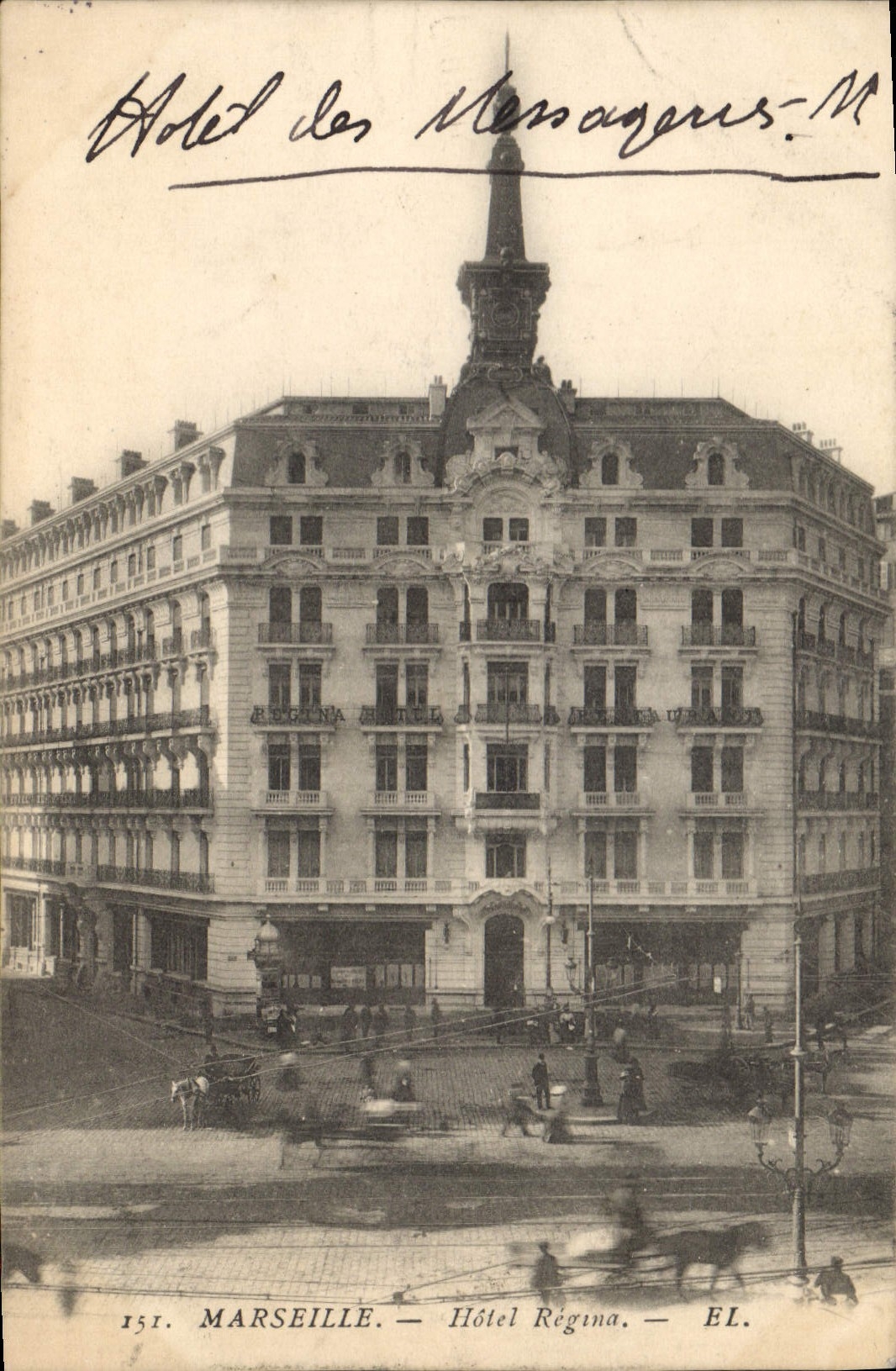 Hôtel Régina — Marseille — Éditeur EL, n° 151