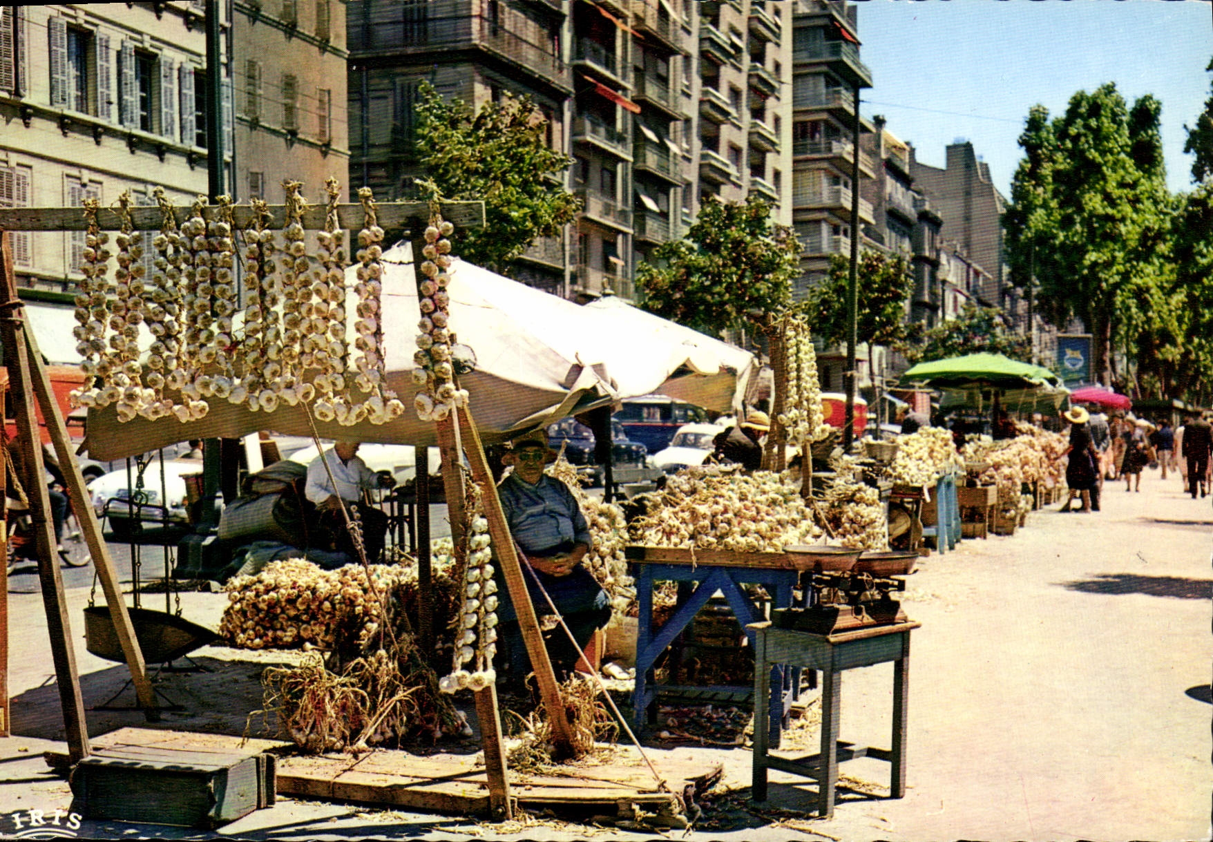 Marché aux oignons et à l'ail — Marseille — Éditions MEXICHROMO