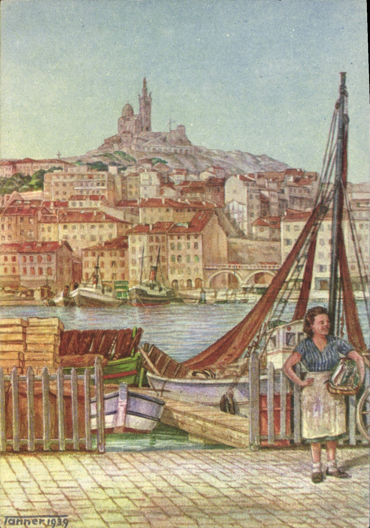 Marseille — Colline de Notre-Dame de la Garde — TANNER 1939