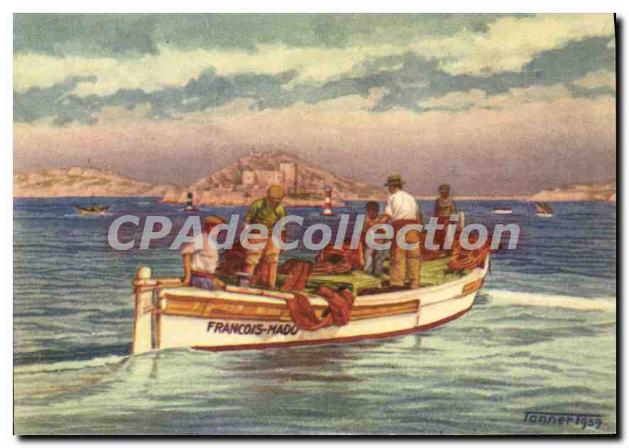 Marseille : Le Château d'If — Sortie des Pêcheurs — TANNER 1939