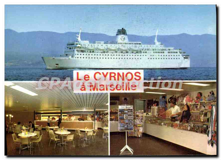 Le CYRINOS à Marseille — Grand port méditerranéen, liaison Corse-Continent — Éditeur SAD. de la Lauzière