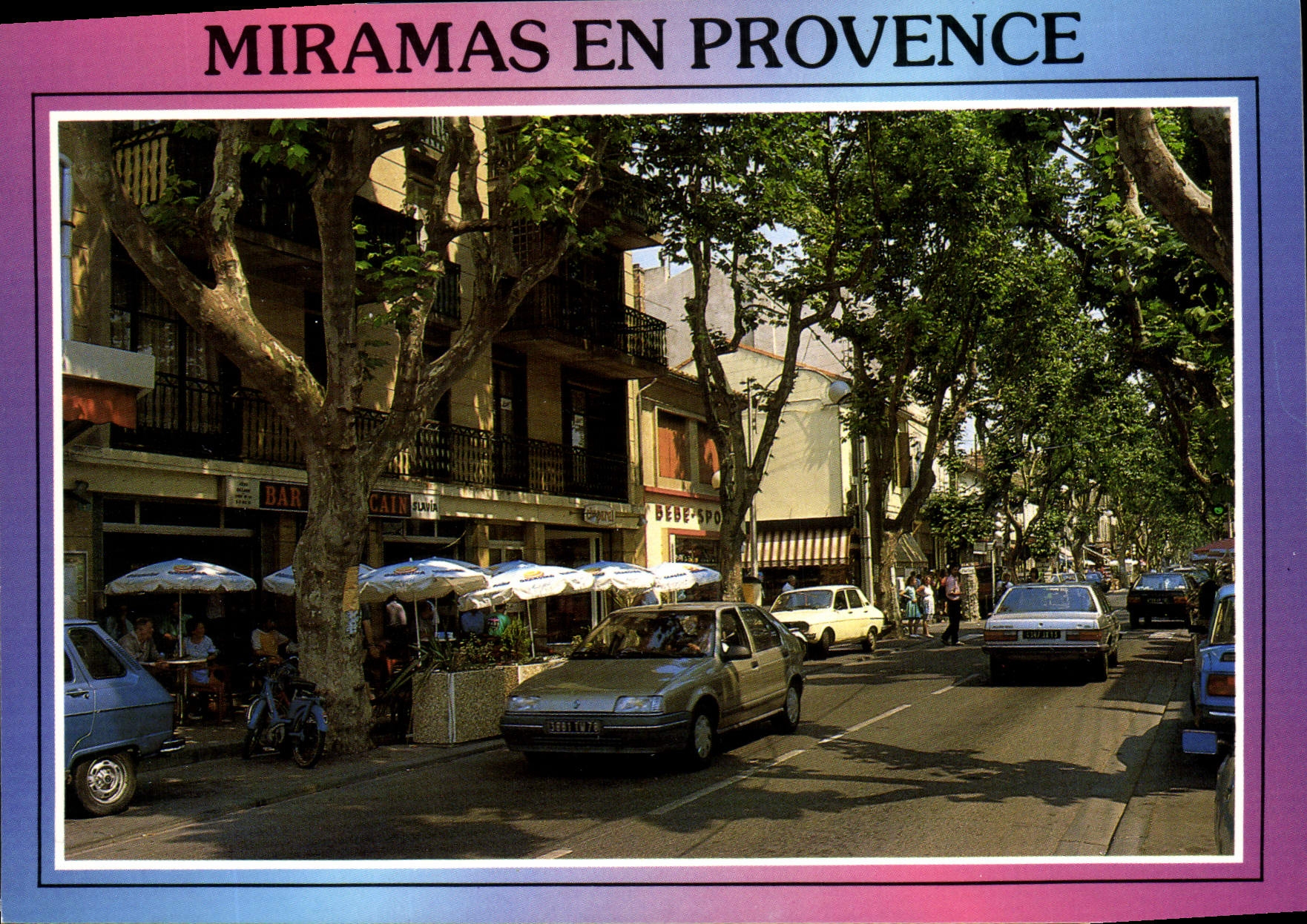 CPSM Miramas En Provence avenue Charles de Gaulle