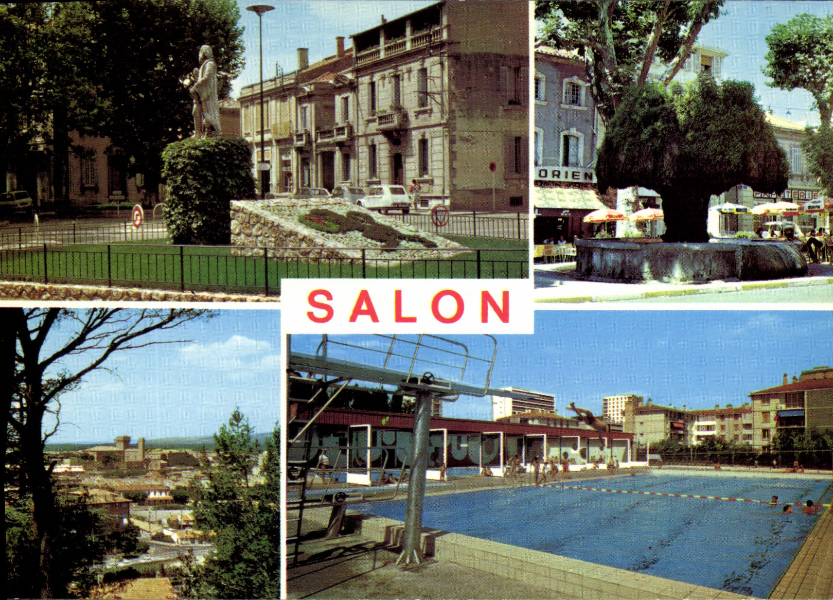 Salon — vue panoramique et piscine — Éditions Hachette