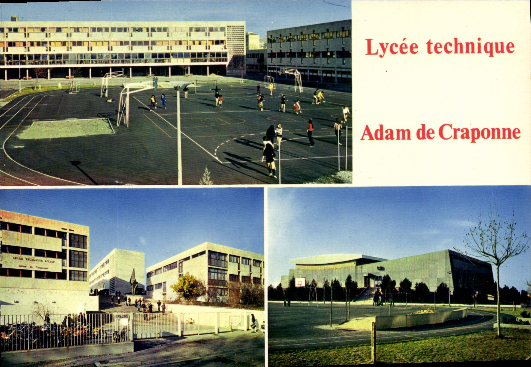 Lycée technique Adam de Craponne — Salon de Provence — Éditions 'La Cigogne'