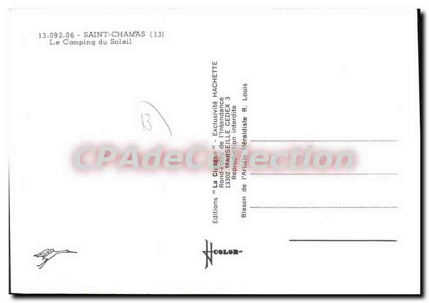Camping du Soleil — Saint-Chamas — Éditions Hachette — Reverso