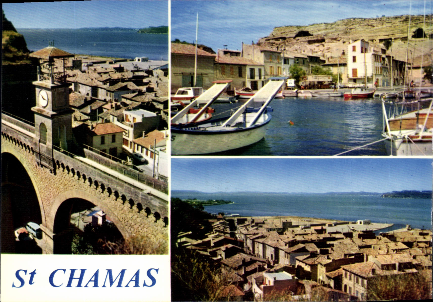 Saint-Chamas — vue panoramique et port — Éditions 'La Cigogne' n°13.092.18