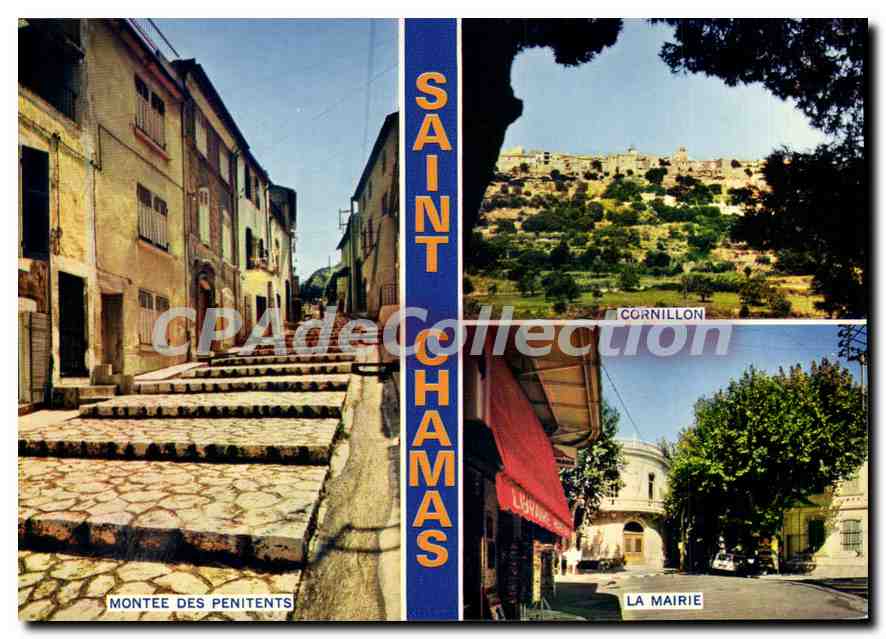 Saint-Chamas — Montée des Penitents, Cornillon, La Mairie — Éditions 'La Cigérone'