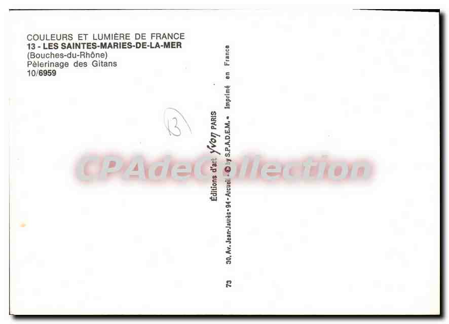 Pèlerinage des Gitans — Les Saintes-Maries-de-la-Mer — Éditions d'Art — Reverso