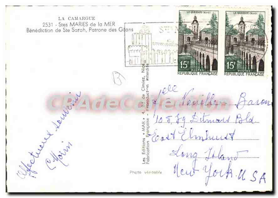 Bénédiction de Sainte Sarah, Patronne des Gitans — La Camargue — Éditions de la Camargue — Reverso