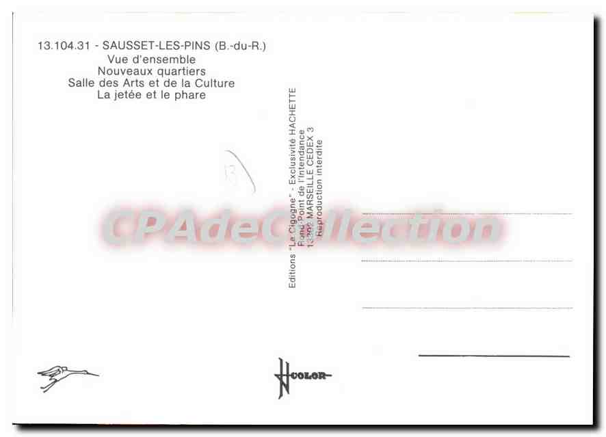 Sausset-les-Pins — Vue d'ensemble — Éditions 'Le Cigogne' Hachette — Reverso