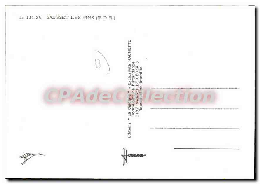 Sausset les Pins — Port et vue rocheuse — Éditions La Cigogne — Reverso