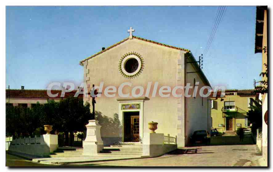 CPSM Sausset Les Pins L'Eglise
