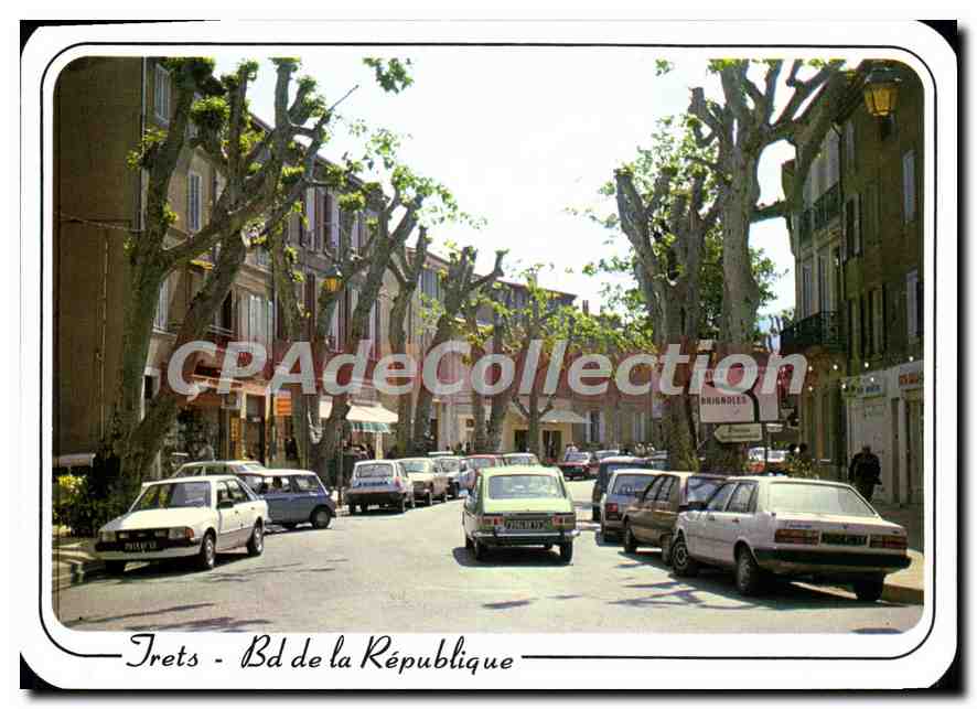 CPSM Trets Haute Vallee De I'Arc boulevard de la république