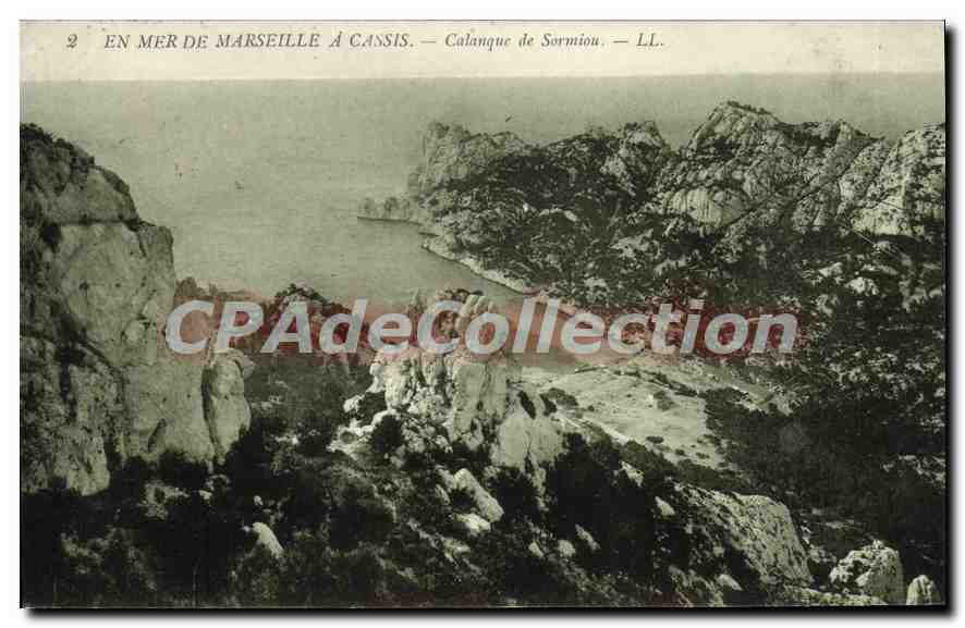 CPA En Mer De Marseille A Cassis Calanque De Sormiou