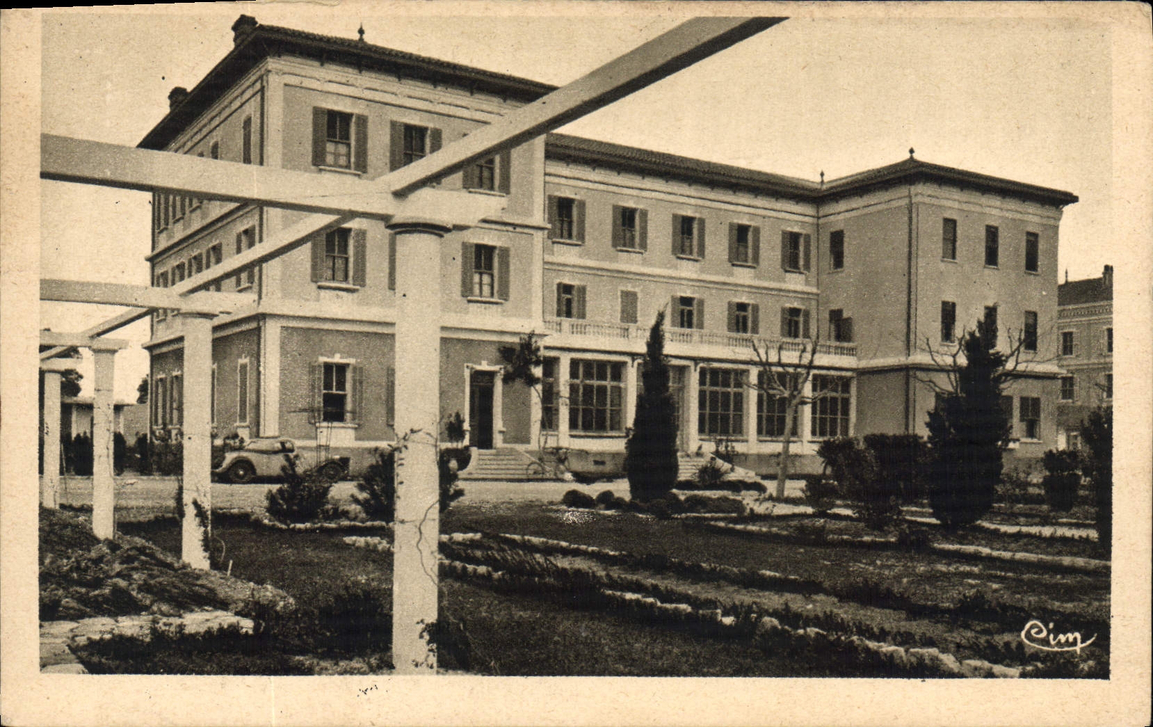 CPA Berre L'Etang Base Aeronavale Carré des officiers
