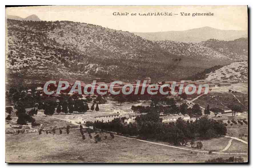 CPA Camp De Carpiagne Vue Generale