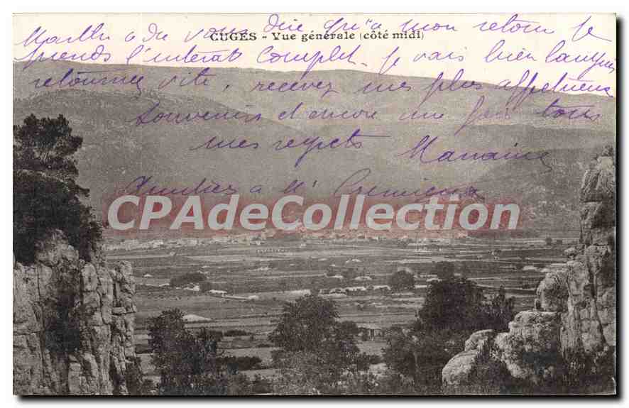 Cugès - Vue générale (côté midi) — éditeur non identifié, n° de série non visible