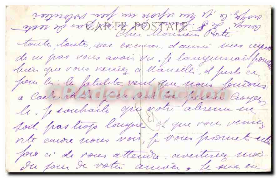 Cugès - Vue générale (côté midi) — éditeur non identifié, n° de série non visible — Verso