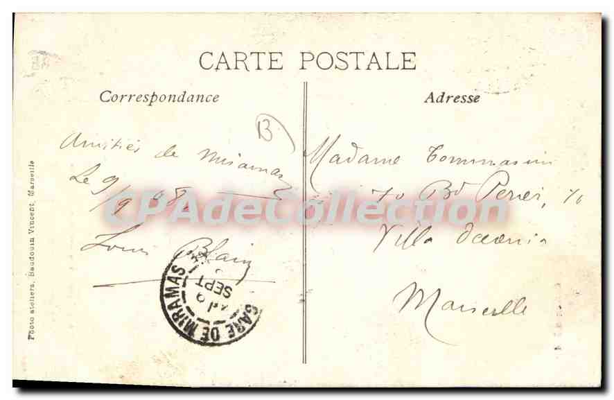 CPA En Provence Dans le chemin des aubépines — Verso
