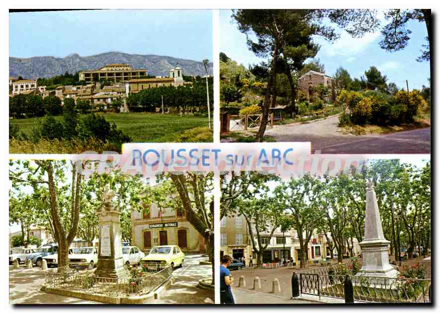Roussset sur Arc — vue panoramique et monuments — Éditions Méridionales