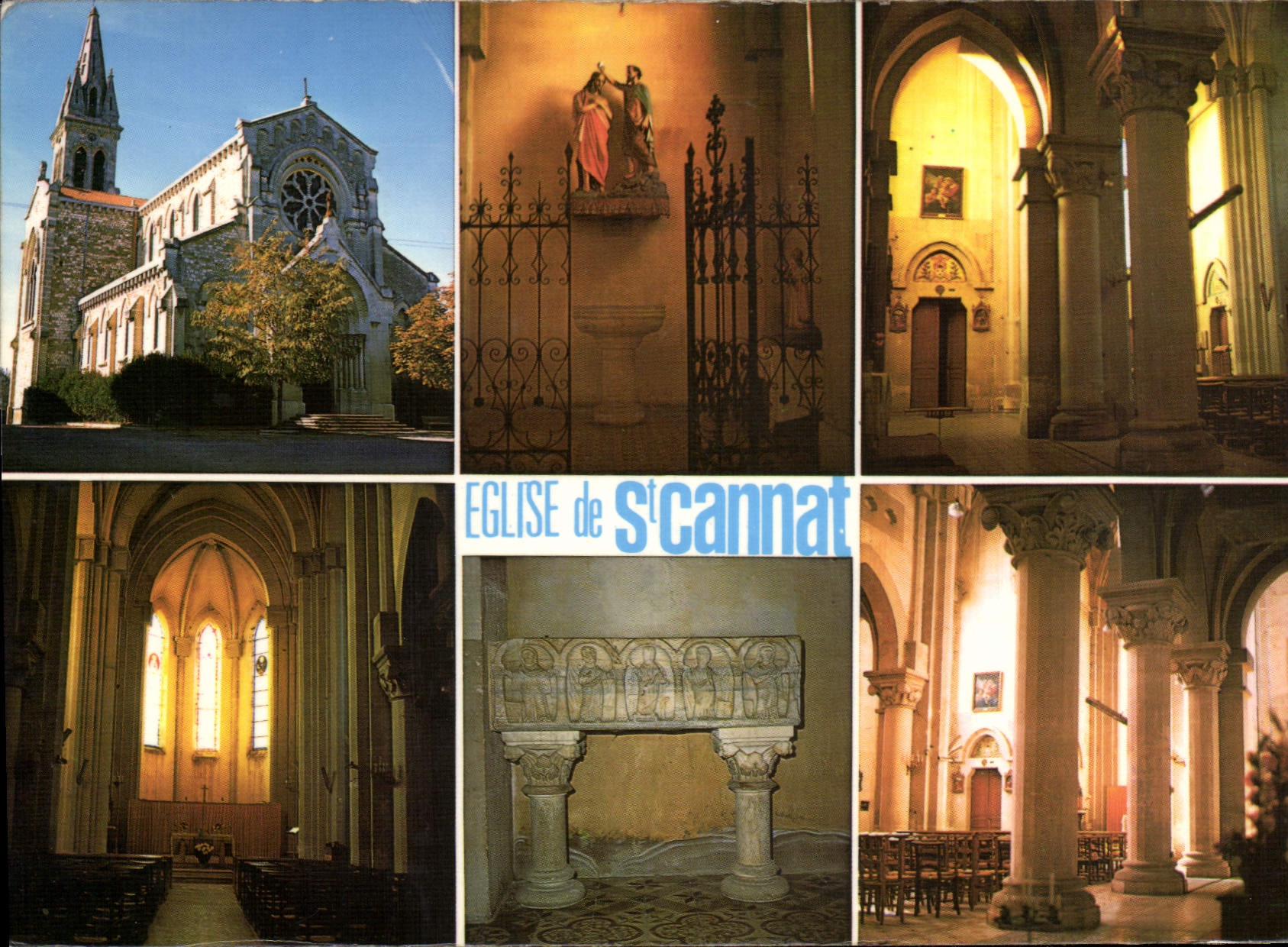 Église de Saint-Cannat — vue intérieure et extérieure — La Photographie ERTAY