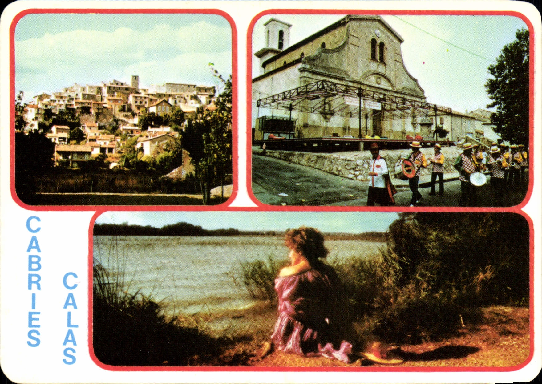 Cabriès - Calas — vue du lac bleu — Société d'Agences et de Diffusion, Marseille