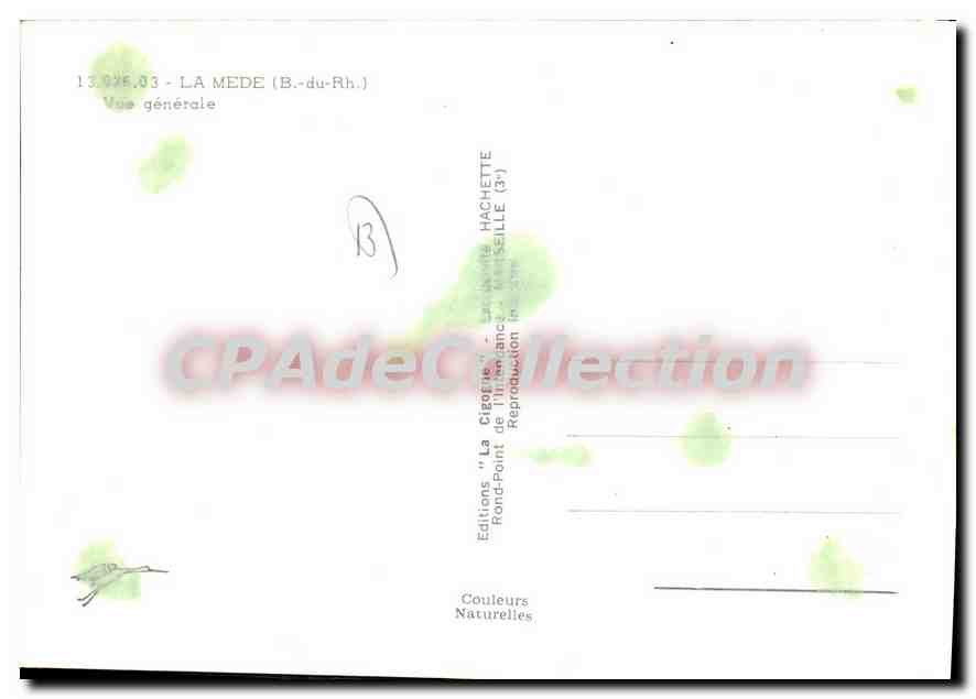 CPSM La Mede Vue Generale — Verso