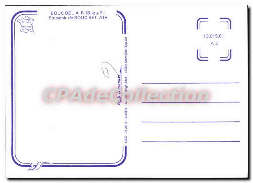 CPSM Bouc Bel Air Souvenir De — Verso