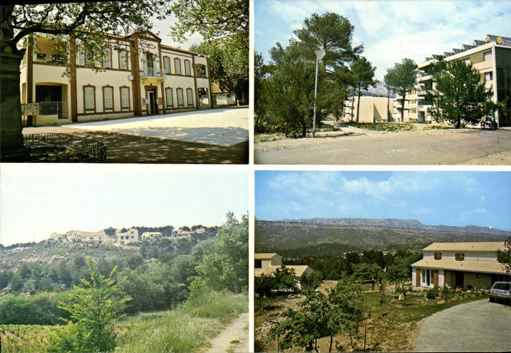 CPSM Rousset Sur Arc Mairie Cite Corail Les Ribas gavotte chateauneuf le rouge
