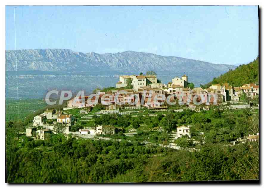 Mimet (13120) — Vue générale et la Montagne Sainte-Victoire — Éditions Méridionales