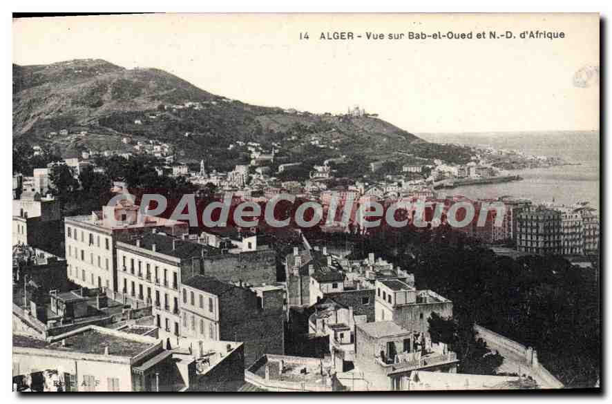 Algés - Vue sur Bab-el-Oued et N.-D. d'Afrique — édition non identifiée, n° 14