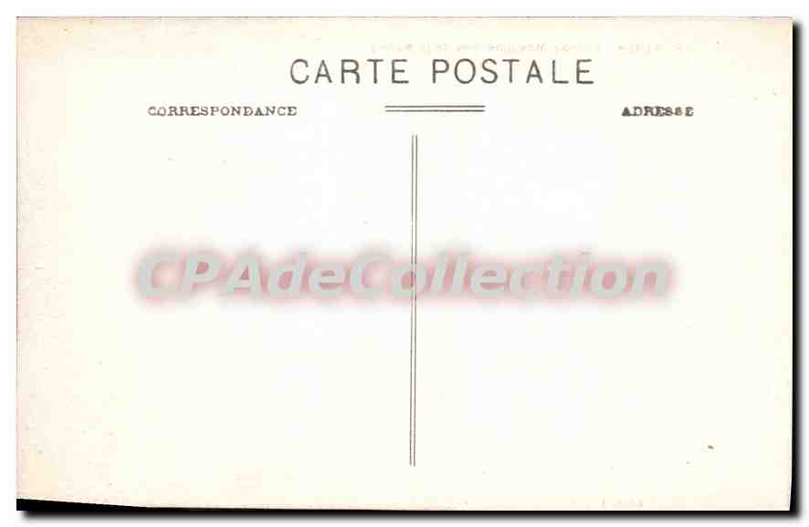 CPA Alger Grande Mosquee Rue De La Marine — Back
