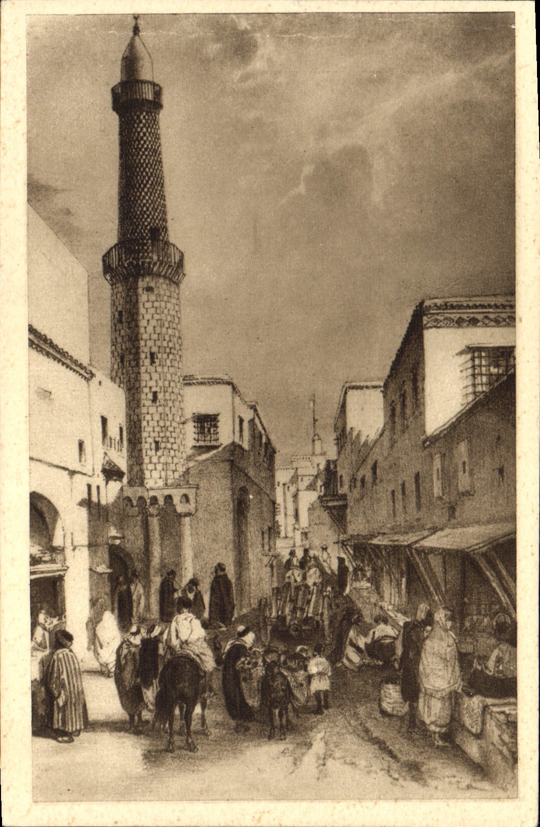 La rue Bab-Azoun — La Mosquée Mezzo Morto — Édit. A. 72