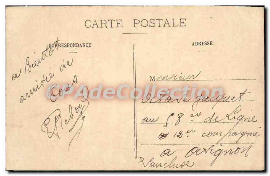 CPA Alger Une Rue A La Casbah Et Boutique Indigene — Back