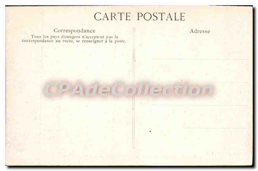 CPA Alger Place Du Gouvernement un Jour De Musique — Back