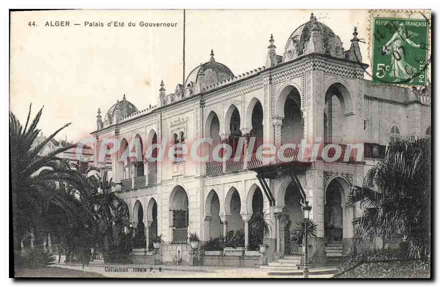 CPA Alger Palais D'Ete Du Gouverneur