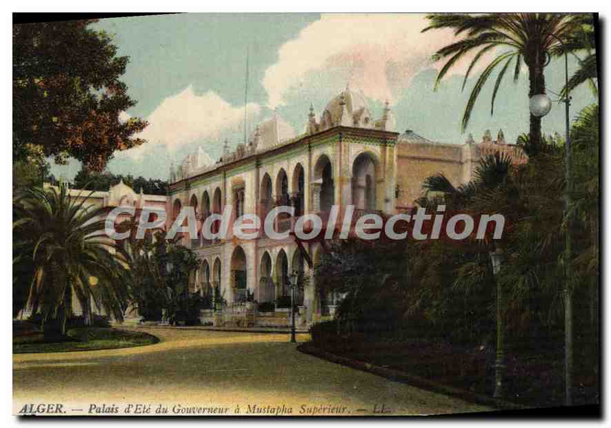 Alger — Palais d'Été du Gouverneur à Mustapha Supérieur — LL.