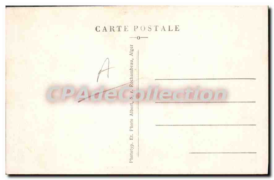 Alger — La Médersa — Photo Albert, 5, r. Rochanbeau — Rückseite